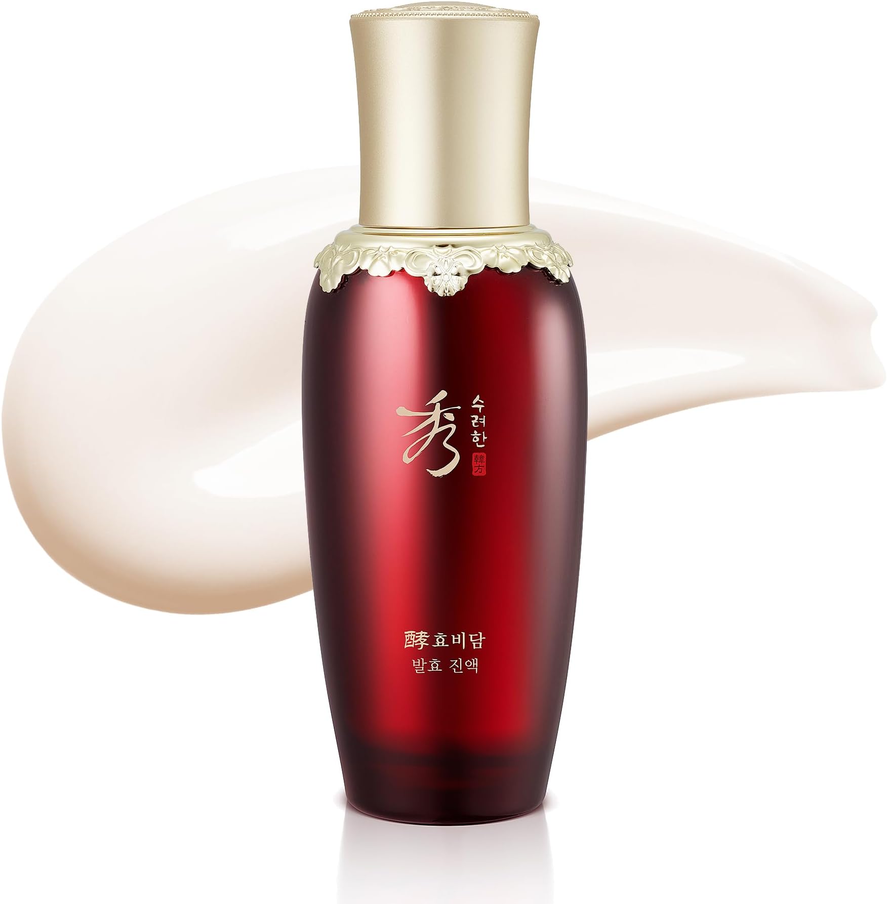 Hyobidam (Fermented Essence, 1.5fl oz) - Korean Skin Care. Rich, Creamy Serum for Reduced Wrinkles & Deep Hydration. Wild Ginseng, Snow Fungus Extract.