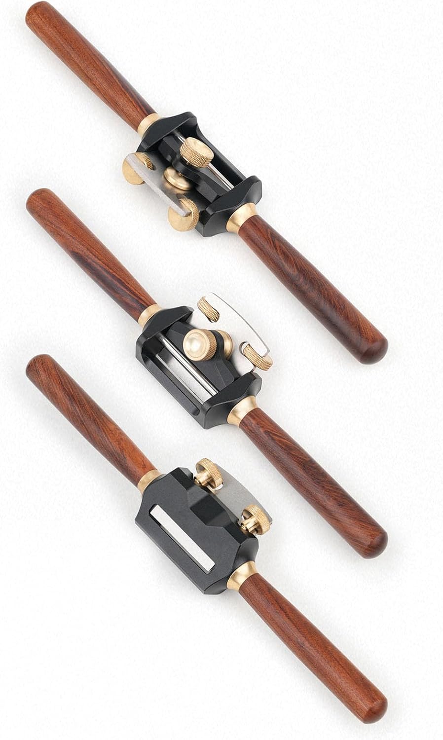 Precise Adjustable Hand Wood Planer for Woodworking Corner Arc Trimming, Compact Design for Trimming Wood Musical Instrument Model, Aluminum Alloy Body Amateur Carpenters