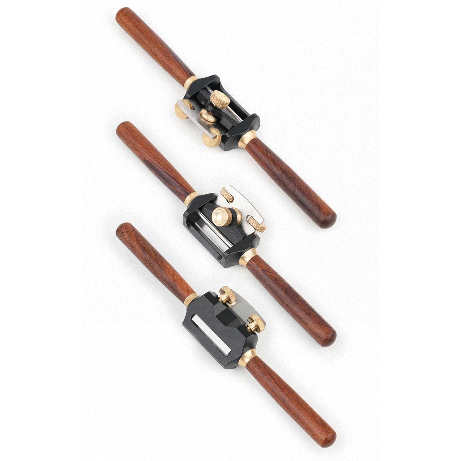 Pialla per Legno, Pialla Manuale Regolabile con Base Piatta per Pezzi Curvi, a Blocco con Lama in Acciaio Inossidabile 440C da 42 Mm per Rifinitura e Lavorazione del Legno