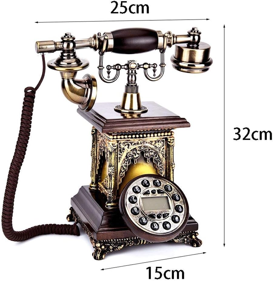 Retro Telephone Landline Home Living Room Resin Decorative Retro Phone Telephone