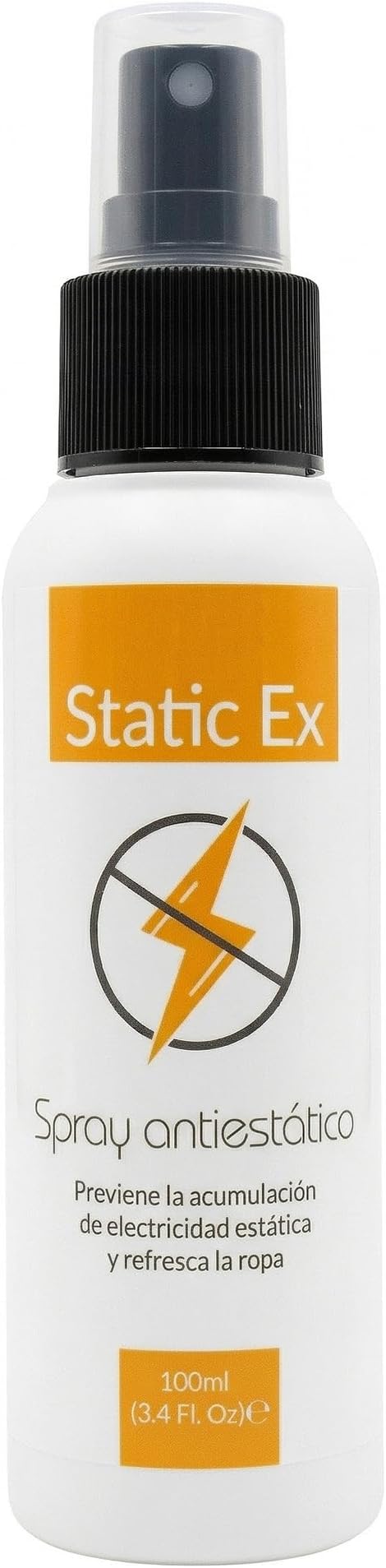 Spray Antiarrugas Ropa con Efecto Antiestático - 100ml - Spray Antiestático para Ropa, No Deja Manchas - Ambienta y Refresca tu Armario - Alternativa a la Pulsera Anti Electricidad Estatica