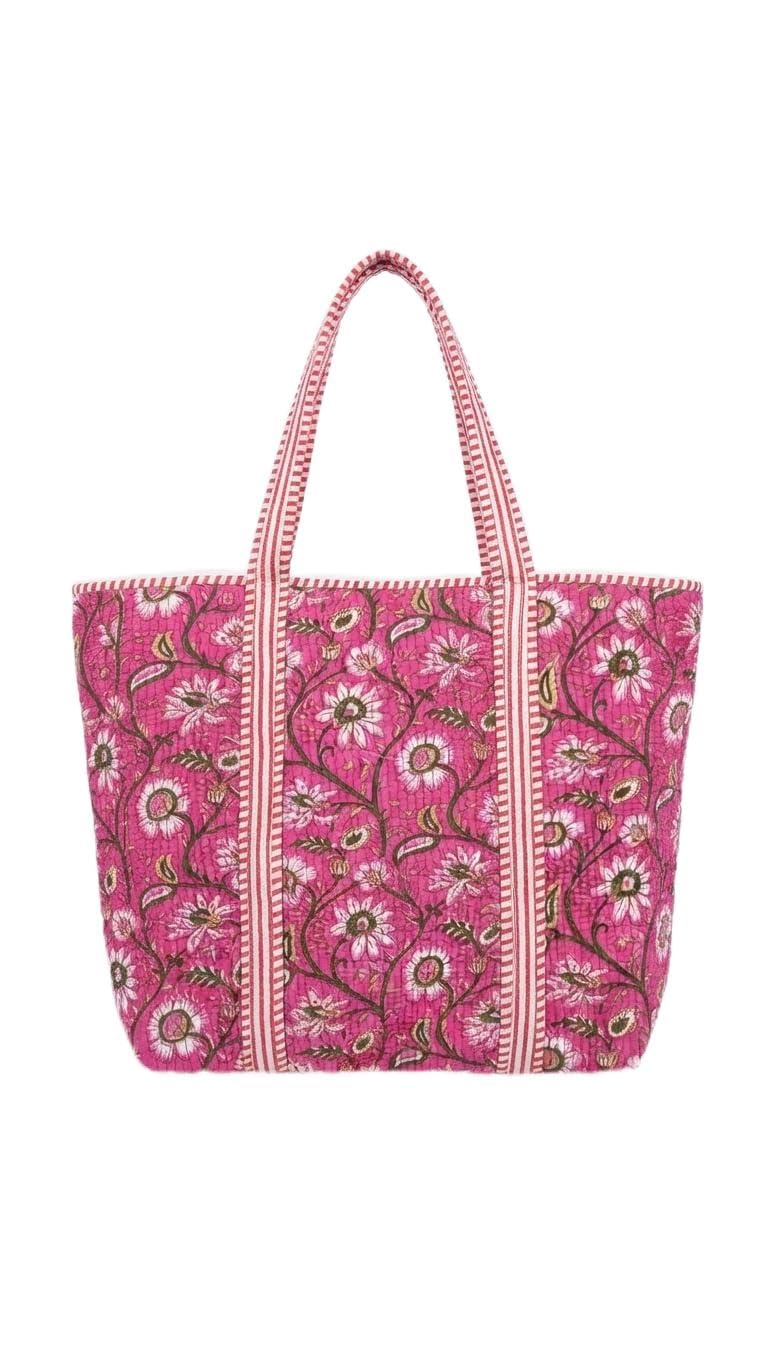 the curio street Stylish Handcrafted Tote Bag - Premium Cotton, Quilted, Hand-block Printed, Women's Shopping Bag, Shoulder Bag, Everyday Bag-picture-34
