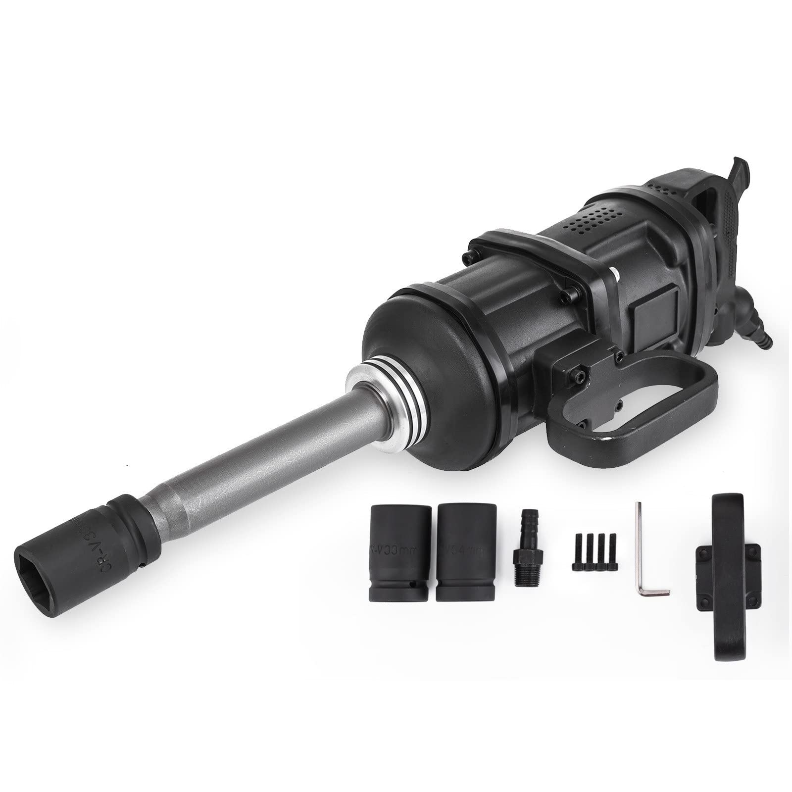 Gqnblvhzupdm 5800N.m 1In Pneumatic Air Impact Torque Wrench High Strength Large Wind Cannon Auto Repair Tool 4800N. 3800N. 2800N,High Stability(5800N.m)