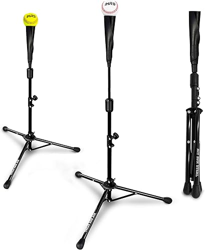 Hit Run Steal Camiseta de béisbol y softbol portátil resistente, configuración de plegado rápido, mejora tu precisión de bateo con entrenamiento de