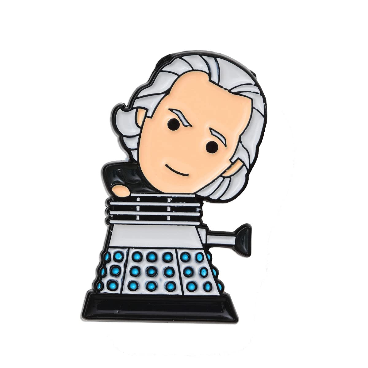 Doctor Who - First Doctor (Piloting Dalek) Pin Badge - Doctor Who Pin Badges Collection by Eaglemoss Collections