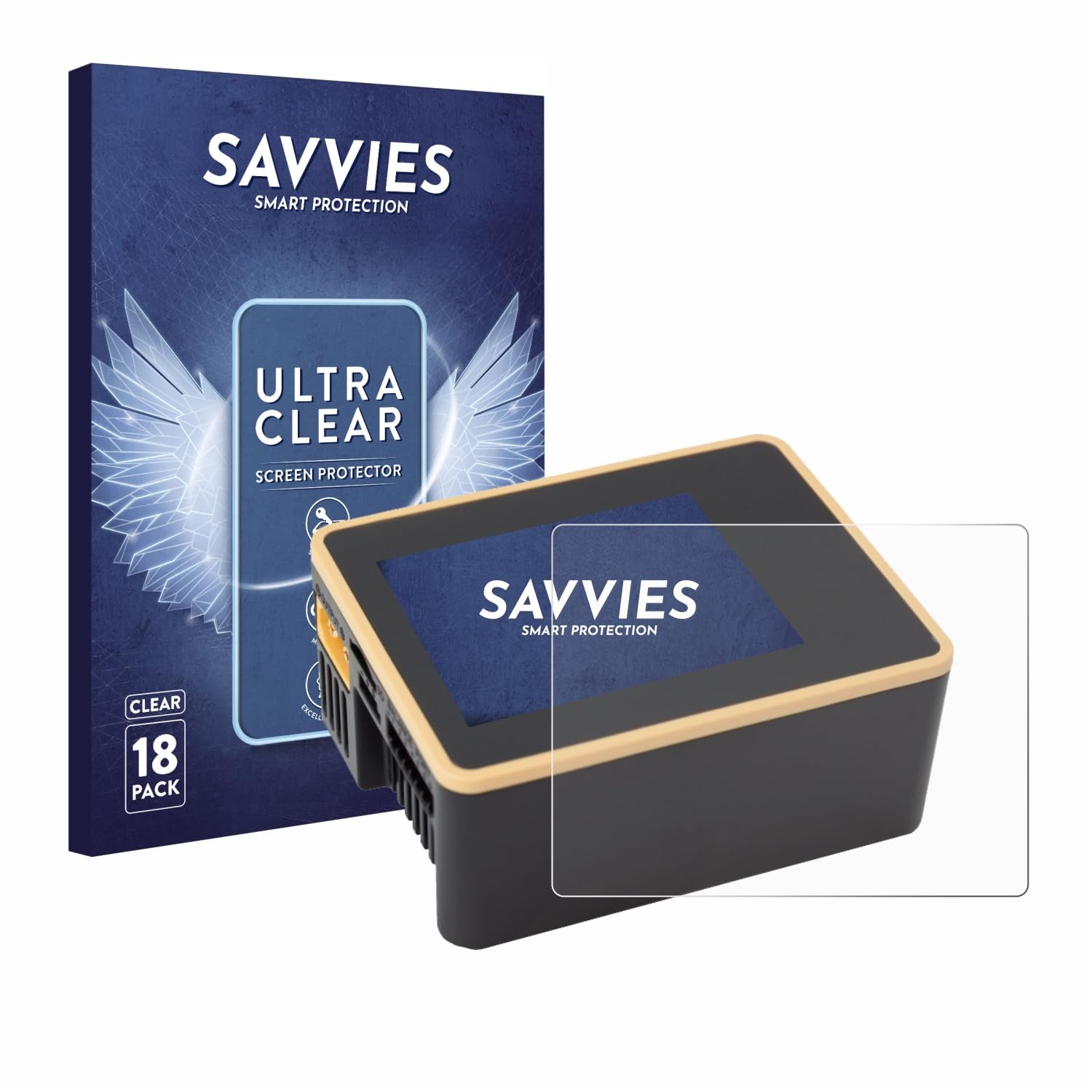 Savvies18 Pack Screen Protector compatible with Junsi iCharger X6 Protection Film Clear