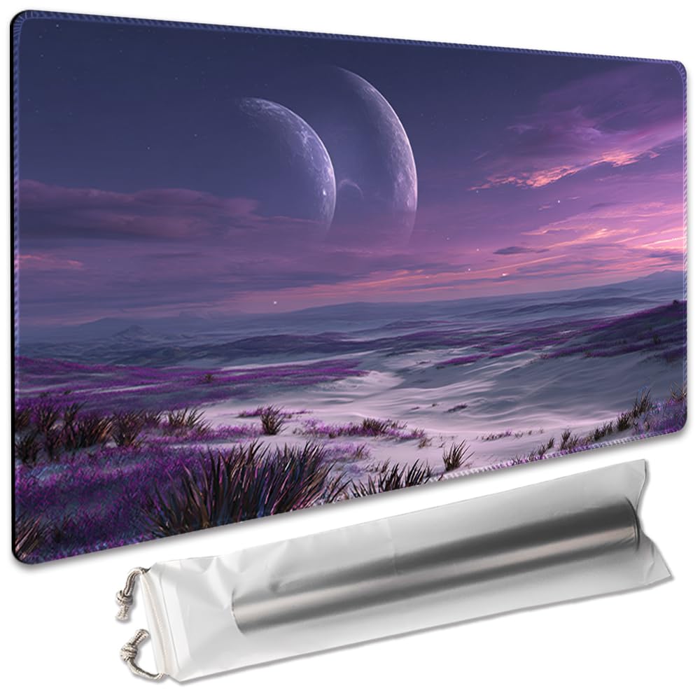 MTG Playmat with Zones Unofficial, Original Design Board Games Play mat 24x14 Inchnon Free Storage Bag - 2511271 (111896, no Zone) โ image 1