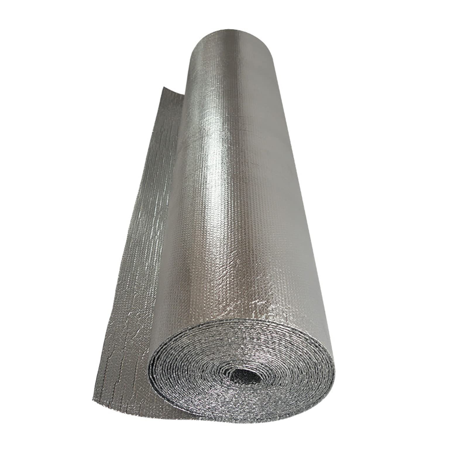 Insulation roll， Reflective Double Bubble Foil Insulation Thermal Vapor Barrier 3mm 5mm 10mm Multiple Sizes(3mm(thk),1*10M (10m²))