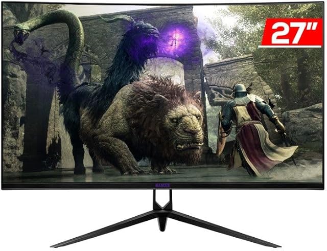 MONITOR GAMER MANCER VALAK VX3H, 27 POL, VA, CURVO, 2K, 1MS, 240HZ, FREESYNC, HDMI/DP, MCR-VLKVX3H-BL01