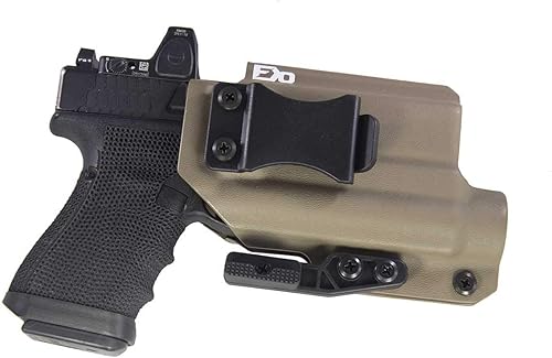 Miniatura 5 de Fierce Defender IWB Kydex - Funda Glock 19 23 32 de corte óptico con TLR1 The Paladin Series, fabricado en Estados Unidos