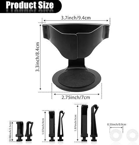 Miniatura 2 de Soporte para botella de ventilación de aire de automóvil soporte para taza de ventilación de aire de automóvil soporte multifunción para bebidas