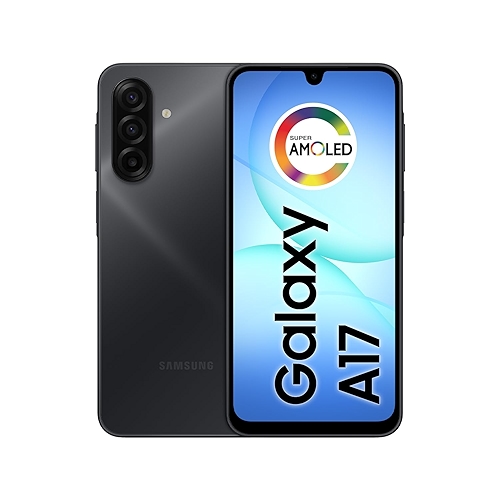 Celular Samsung Galaxy A17, 128GB, 4GB, 50MP Tela 6.7", IP54 - Preto
