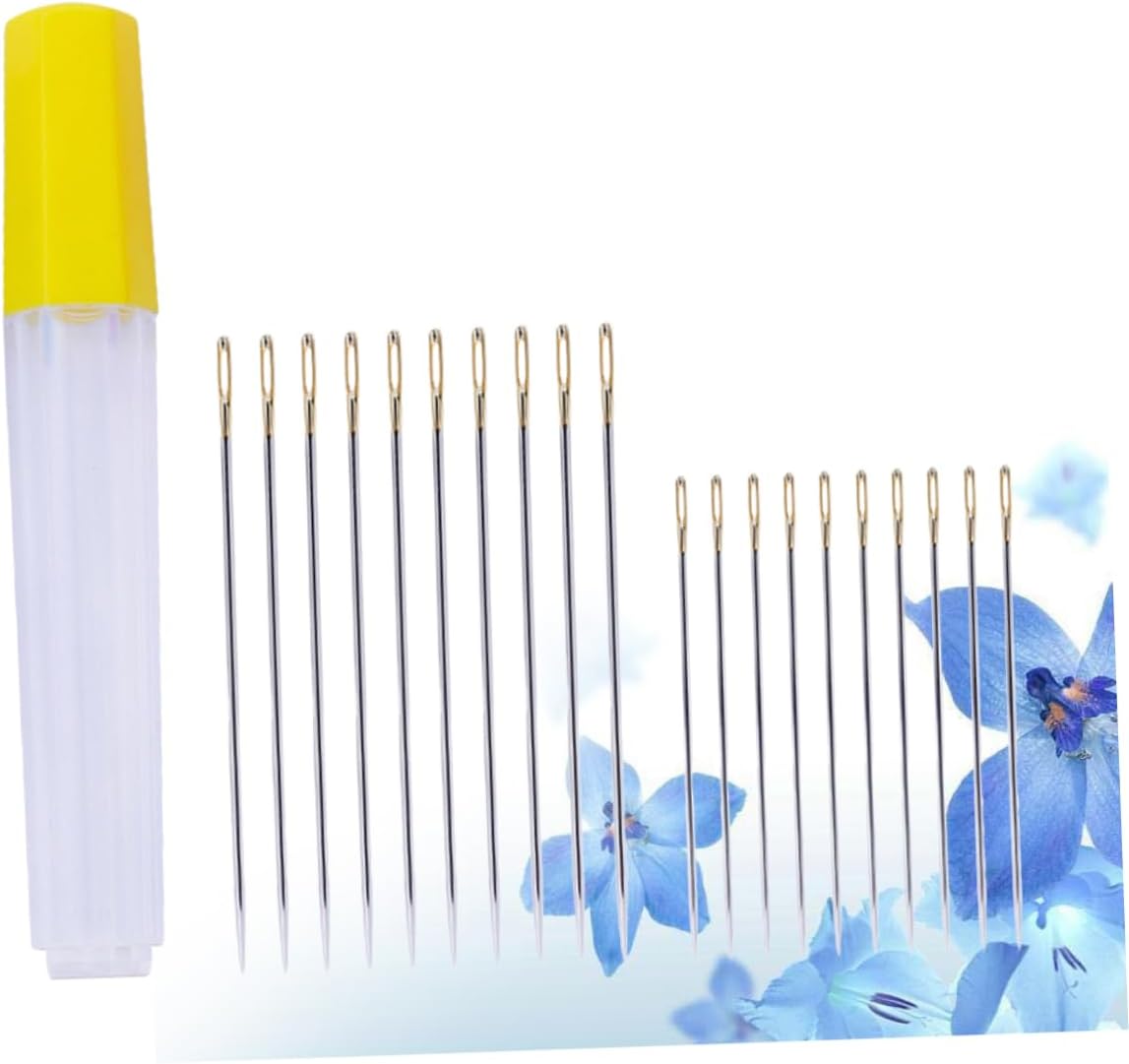Hohopeti 20pcs Large Needles for Hand Sewing Embroidery Needle Set Assorted for Crafts Stitching Decorative Work