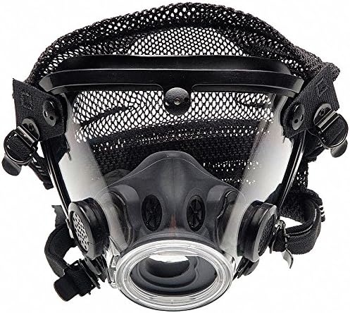 Full-Face Respirator, Poly Headnet, L