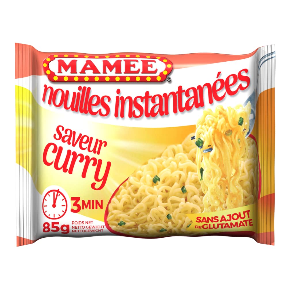 Mamee Oriental noodles  nouilles orientales assaisonnées au curry - Le sachet de 85g