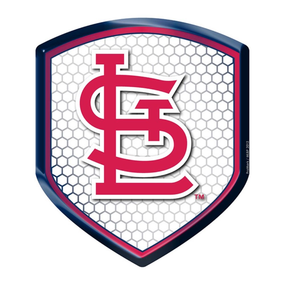 MLB St. Louis Cardinals Team Shield Automobile Reflector