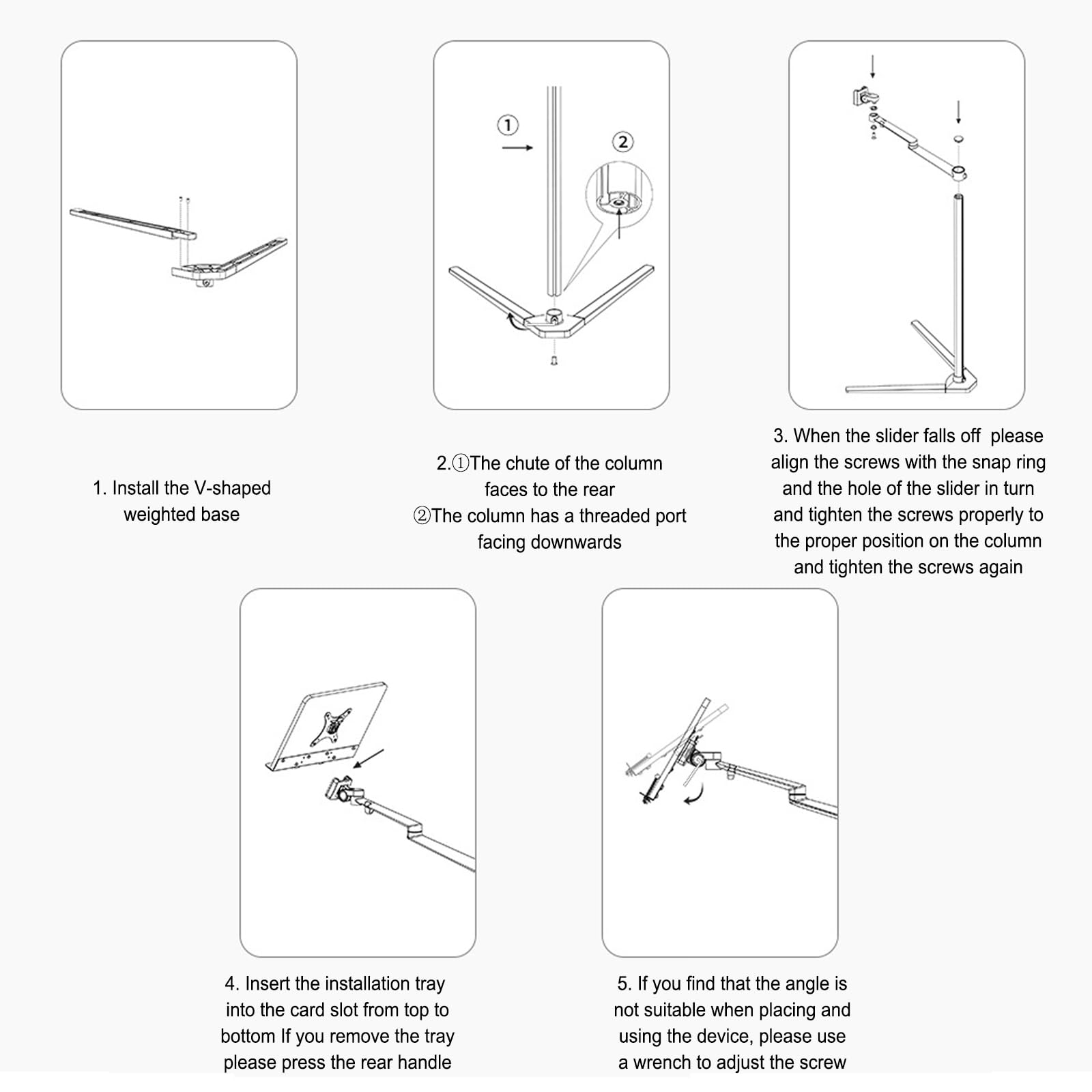 Buhelyc Multifunzione Leggio da Terra, Leggio per Libri da Pavimento, per Leggere A Mani Libere, Tappetino in Legno, Regolabile Altezza E Inclinazione, 2 Clip A Molla, per Casa, Scuola, Cucina