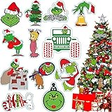 Ideas únicas de regalo de Navidad: estos adornos para árbol de Navidad tienen un aspecto muy adorable, poniendo estos pequeños adornos para árbol de Navidad en tu pequeño árbol de Navidad. o úsalo como regalo o como etiquetas de regalo o regalo a amigos, compañeros de trabajo, profesores, estudiantes, villancicos, etc. o poner en las bolsas de golosinas para niños; o simplemente aplicar en otras decoraciones navideñas.
