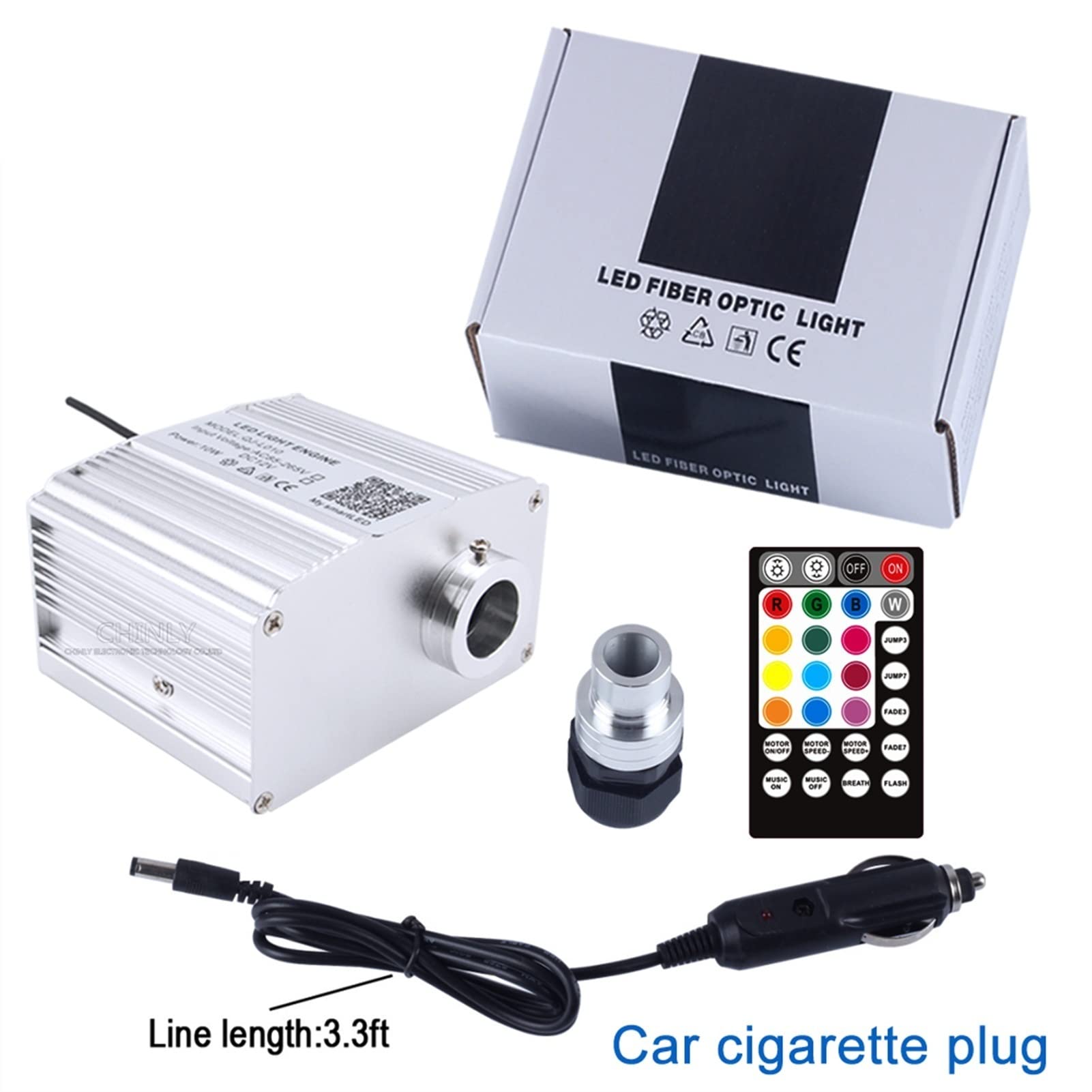 Starlights do Samochodu Kontrola Bluetooth Twinkle 10W światła Smartphone Muzyka Sterownik z kontrolera RF PROWADZONY Światła źródła Deiver. NOWY
