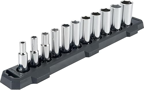 CRAFTSMAN Juego de zócalos, SAE, unidad de 38 pulgadas, 6 puntos, 11 piezas (CMMT12044)