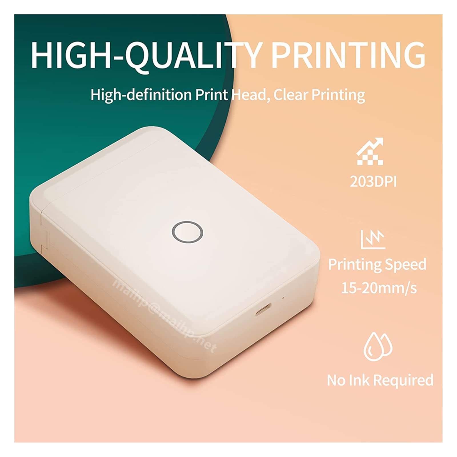 D110 Mini etichettatrice termica portatile Stampante tascabile for adesivi Bluetooth wireless Uso domestico Memorizzazione Stampante for etichette con nome organizzativo