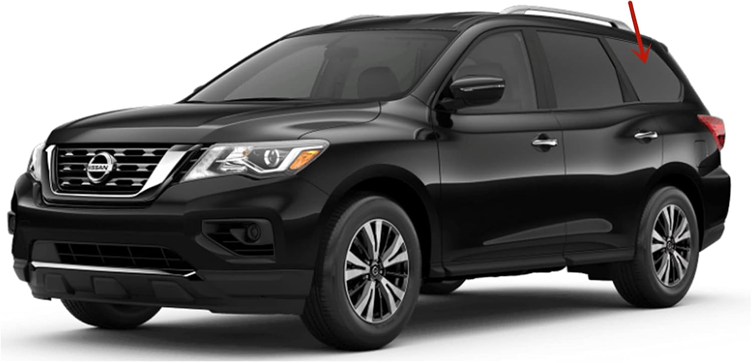 OEM Driver Left Side Quarter Window Quarter Glass Compatible with Nissan Pathfinder 2013-2020 Models