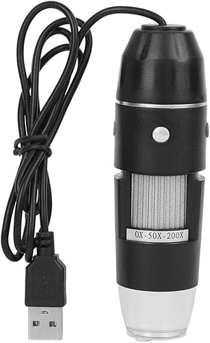 Miniatura 6 de Marhynchus Microscopio USB 0X-500X, microscopio digital de atenuación de inducción de patrón mate de protección del medio ambiente, microscopio para