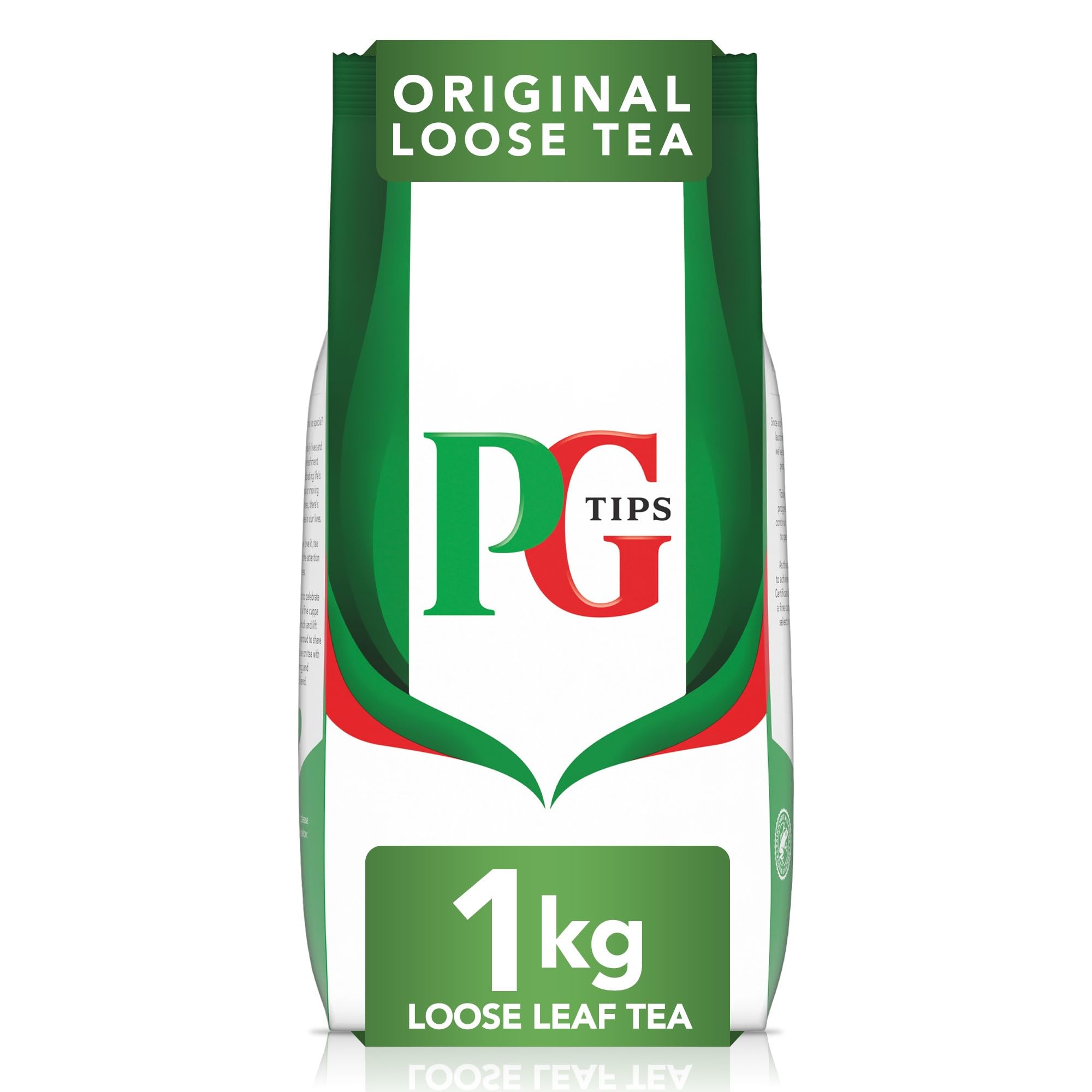 PG Tips Original Loose Leaf Tea 1kg, Bulk Buy, PG Loose Tea, Black Tea, Refreshing & Flavourful, Ideal for Catering