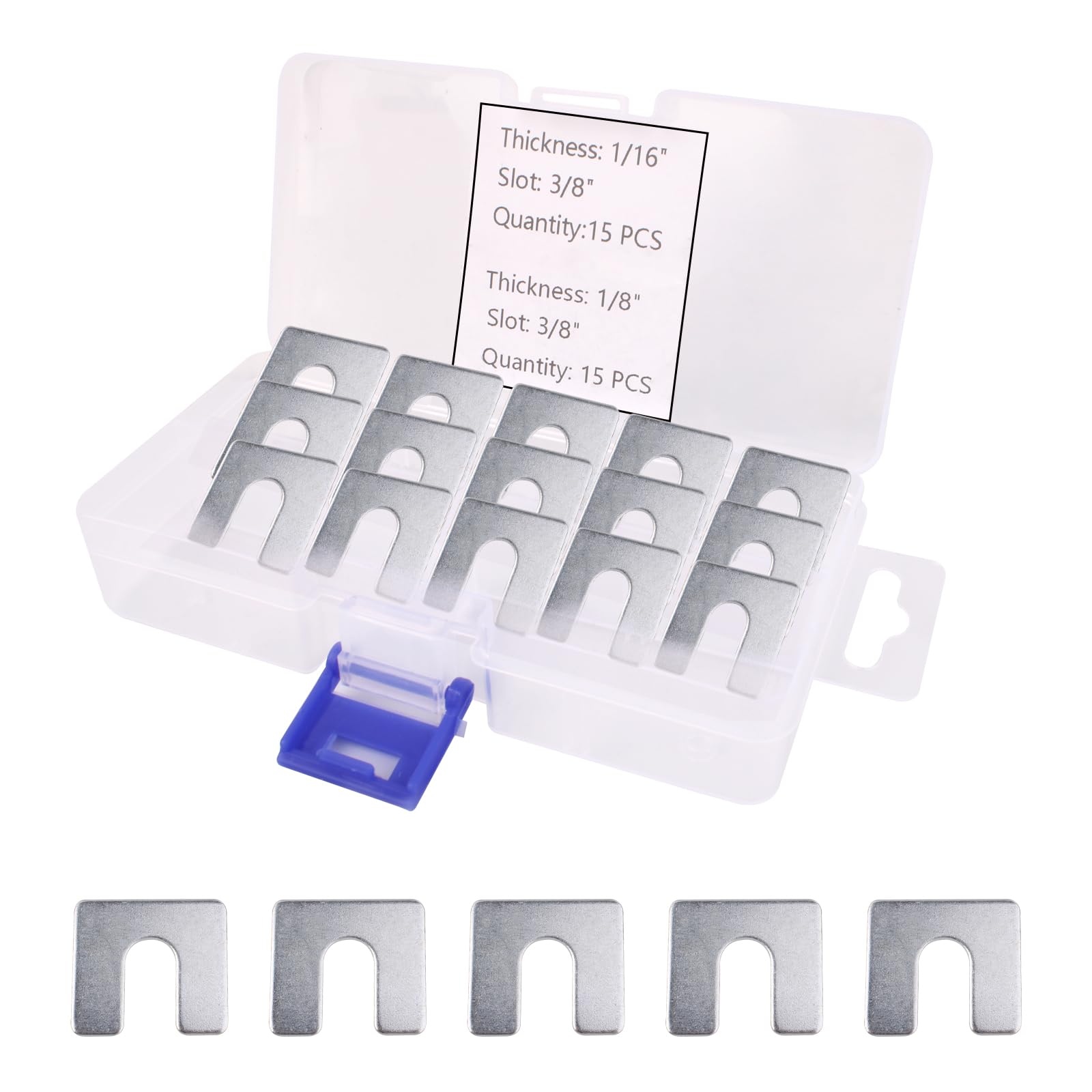 CHENACC 30Pcs Auto Body Fender Alignment Shim 1/16