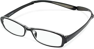 デューク 老眼鏡 首掛け +2.5 度数 ネオクラシック ネックハグ ソフトケース付き スモーク GLR-21-1+2.50