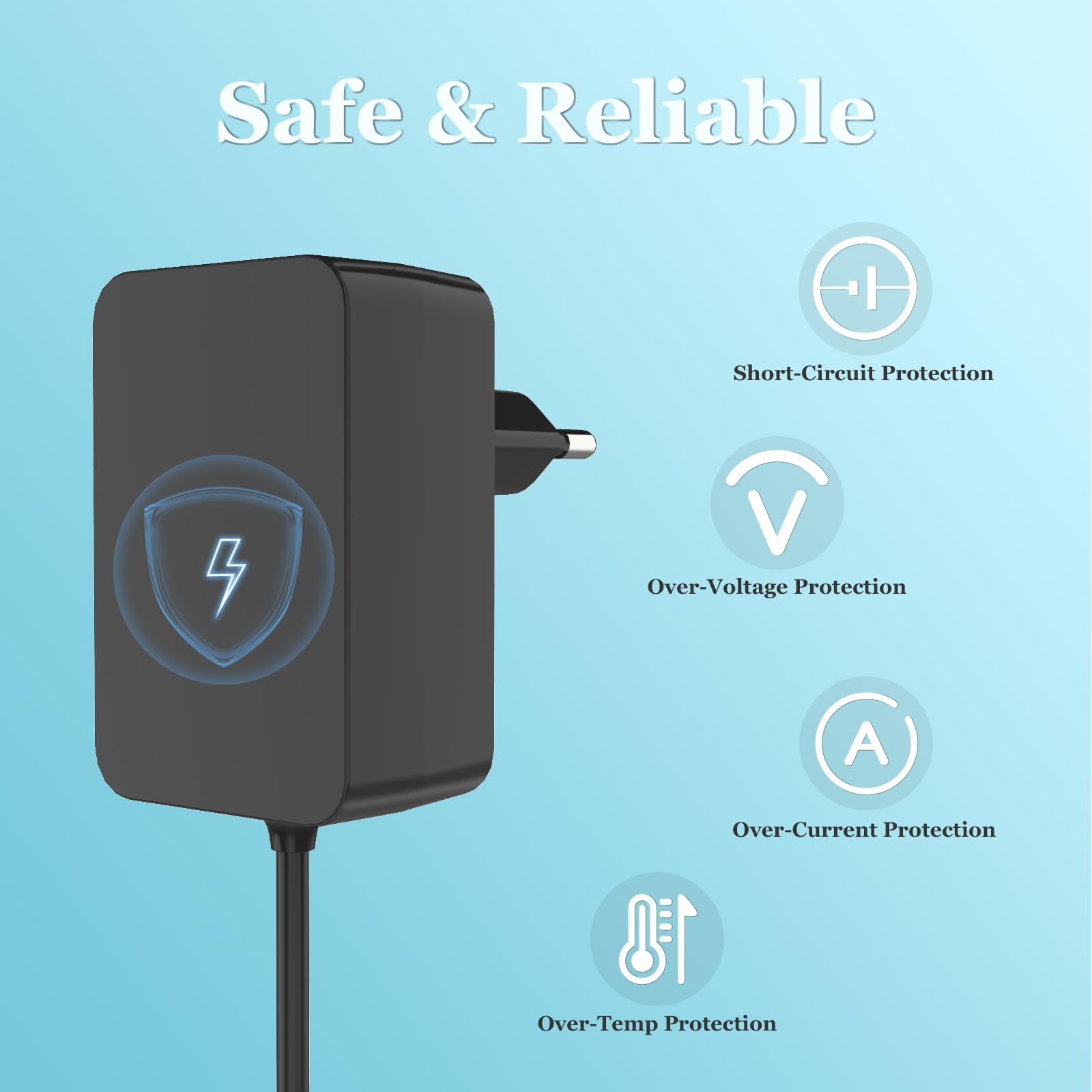 Echoes 3 15V 1.4A Per Alexa Echo 21W Cavo Di Alimentazione Del Caricatore, Echo 1a E 2a Generazione, Echo Show (1a Generazione), Echo Plus (1a Generazione), Echo Look Echo Dot - Foto 11