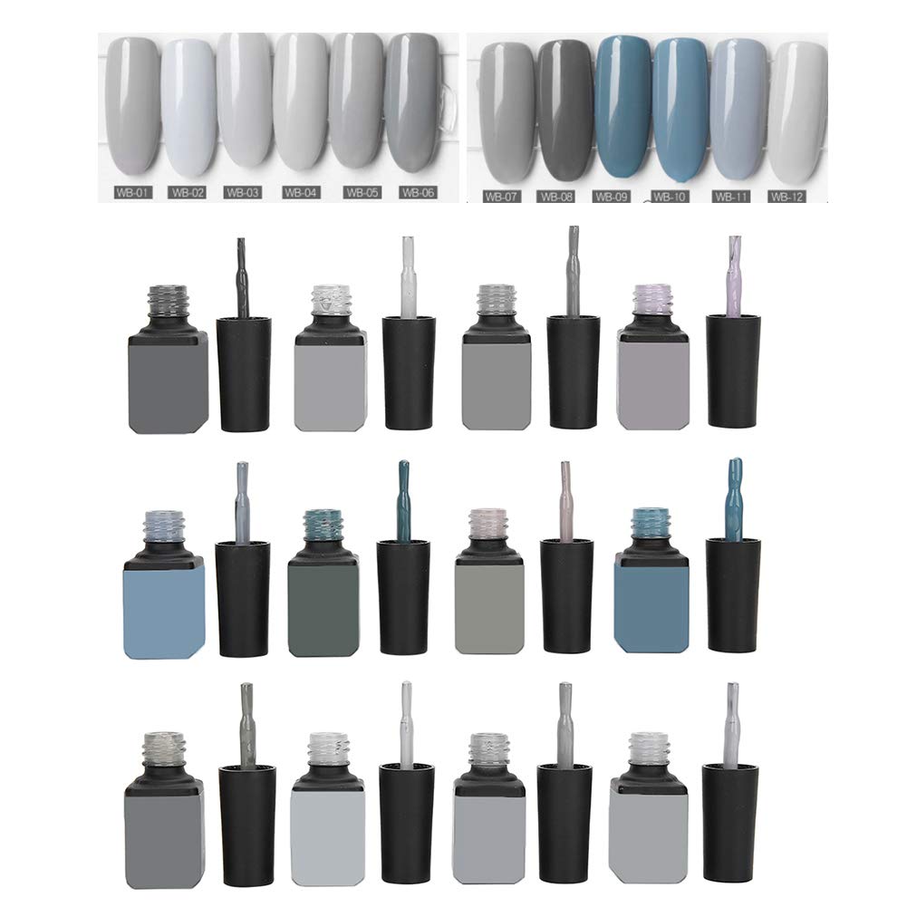 12pcs U V Gel esmalte de uñas, remojo de U V LED LED GEL Kit de esmalte de uñas, resina y oxic oxic bricol (.)