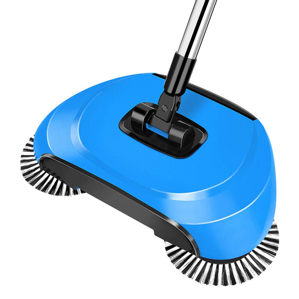 Automatic Sweeper Broom, Hand Push Non-Electric Cordless 360 Degree Rotating Floor Cleaner, Broom, Dustpan And Trash Can 3 In 1 Cleaning Sweeping Tool