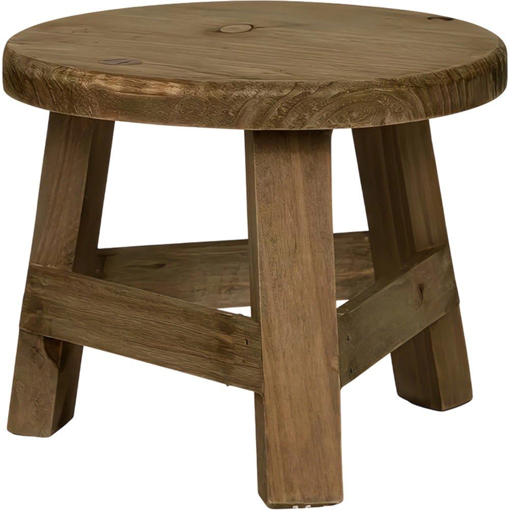 Présentoir de tabouret décoratif en bois noble pour plante d'intérieur