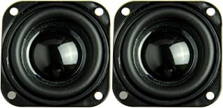 Mautacly 2PCS 1.5 inch Audio Speaker 4Ω 5W 40mm Bass Multimedia Loudspeaker DIY Sound Mini Speaker with Fixing Hole