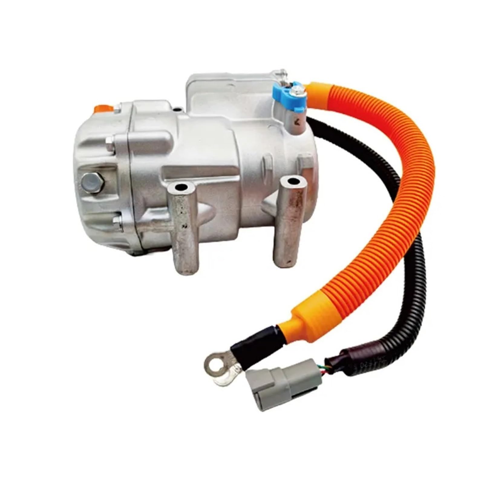Srtyghpok 1Set Automotive Ac Electric Compressor, Compatible For Model 3, 12V Universal Type Low Noise Stable Operation