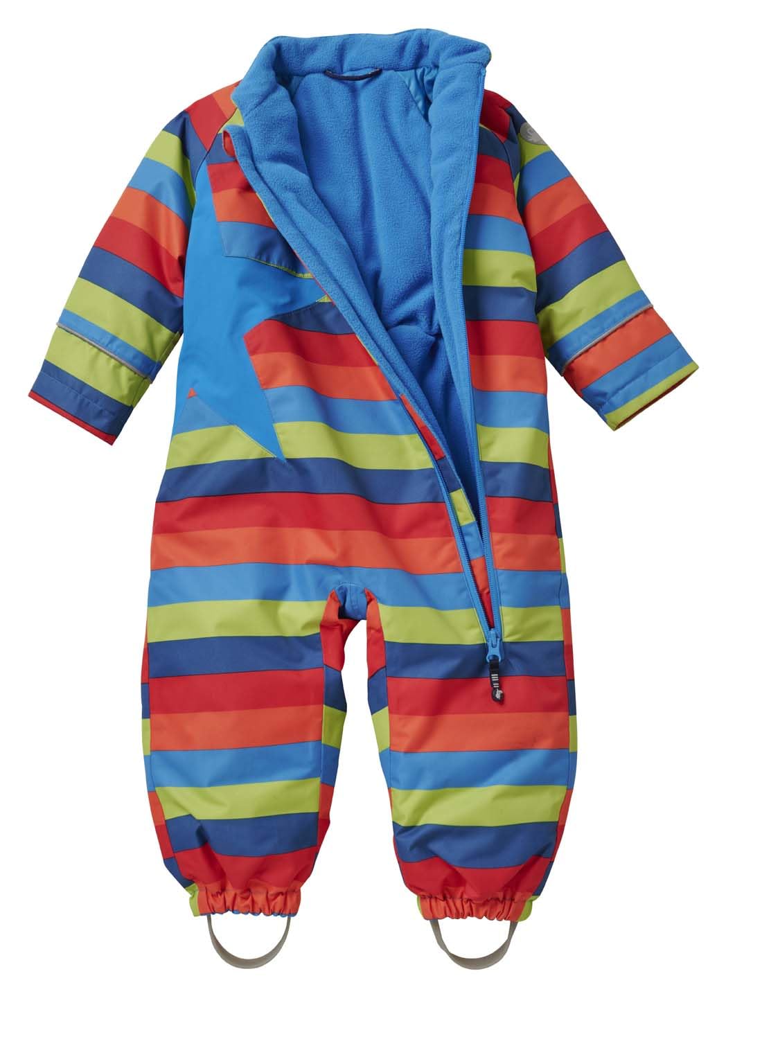 JAKO-O Schneeoverall Baby Kinder Stern, bunt gestreift