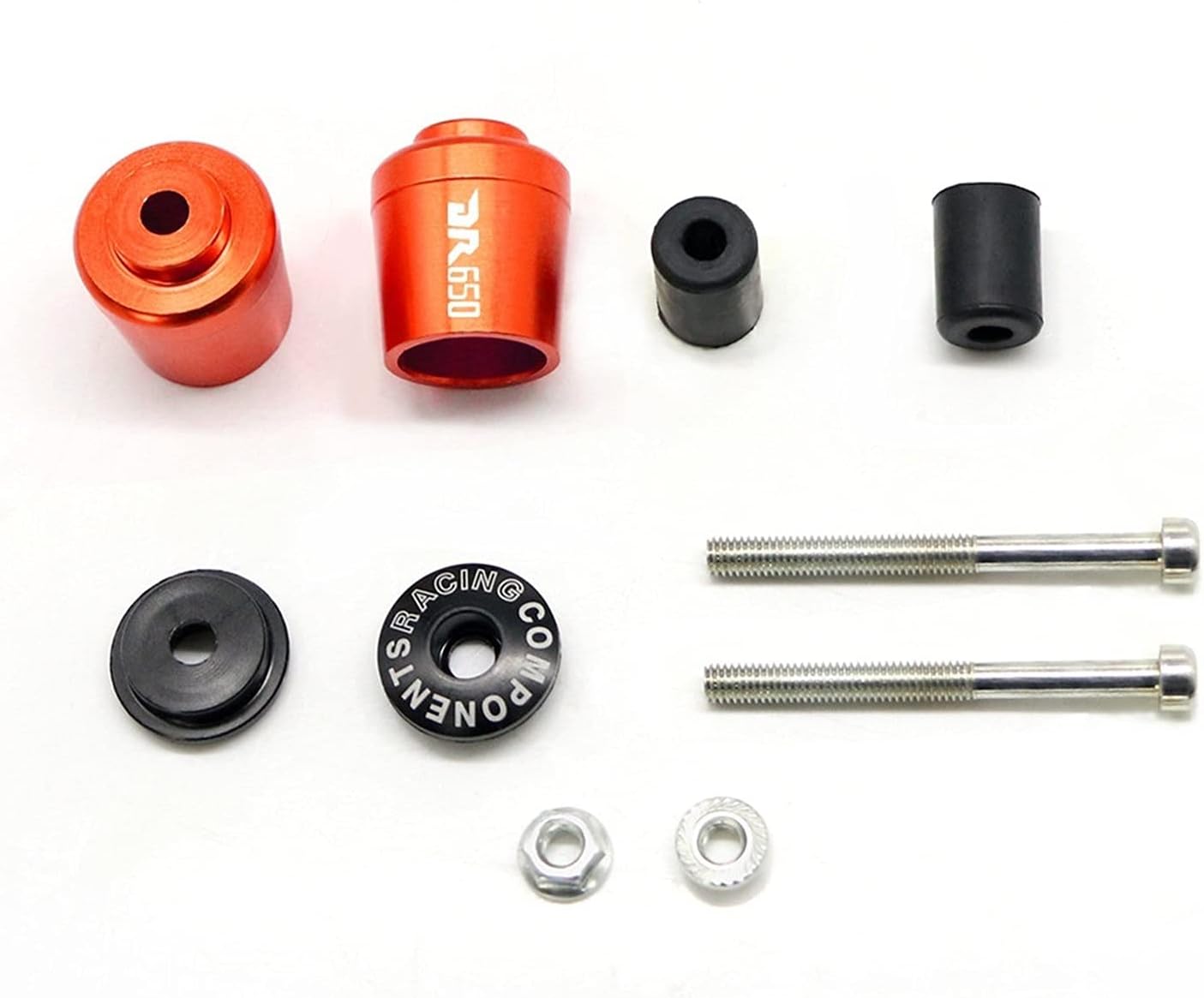 Bar Ends Compatible with Su zu Ki DR650 DR 650 S/SE Bandit Motorcycle Handlebar Grips Handle Bar Grip End Cap Plugs