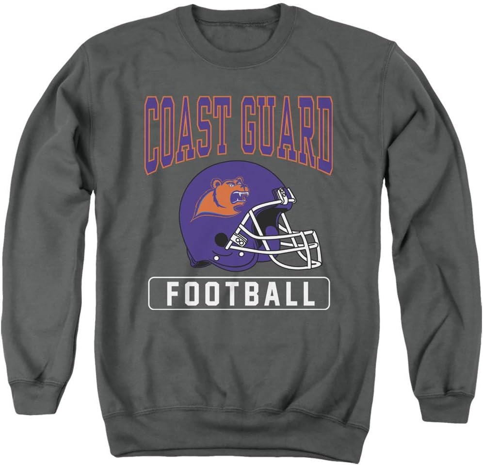 United States Coast Guard Academy Official Football Helmet Unisex Adult Crewneck Sweatshirt