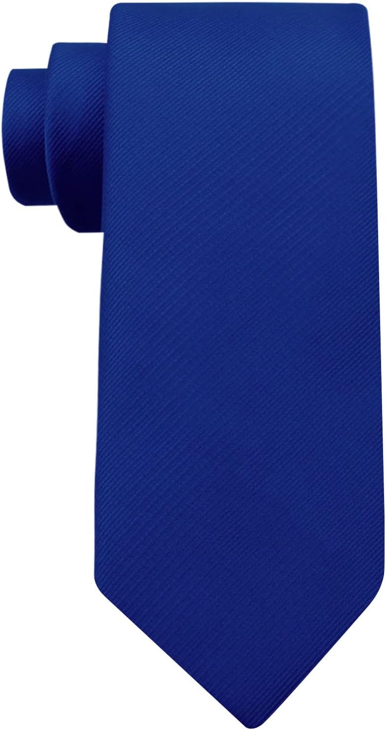 Mantieqingway 3.15" Ties for Men, Men's Solid Color Neck Tie for Weddings, Business, Christmas Father's Valentine's Day