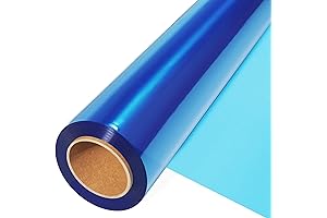 JOYIT Blue Cellophane Wrap Roll for Sublime Blue-Themed Celebrations (100’ Ft. Long...