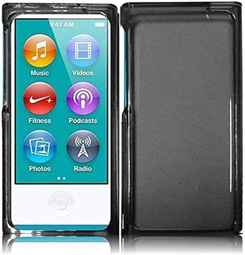 Miniatura 2 de Funda para iPod Nano 7 8, transparente y transparente para Apple iPod Nano 7 7 generación 8 8 generación (negro transparente)