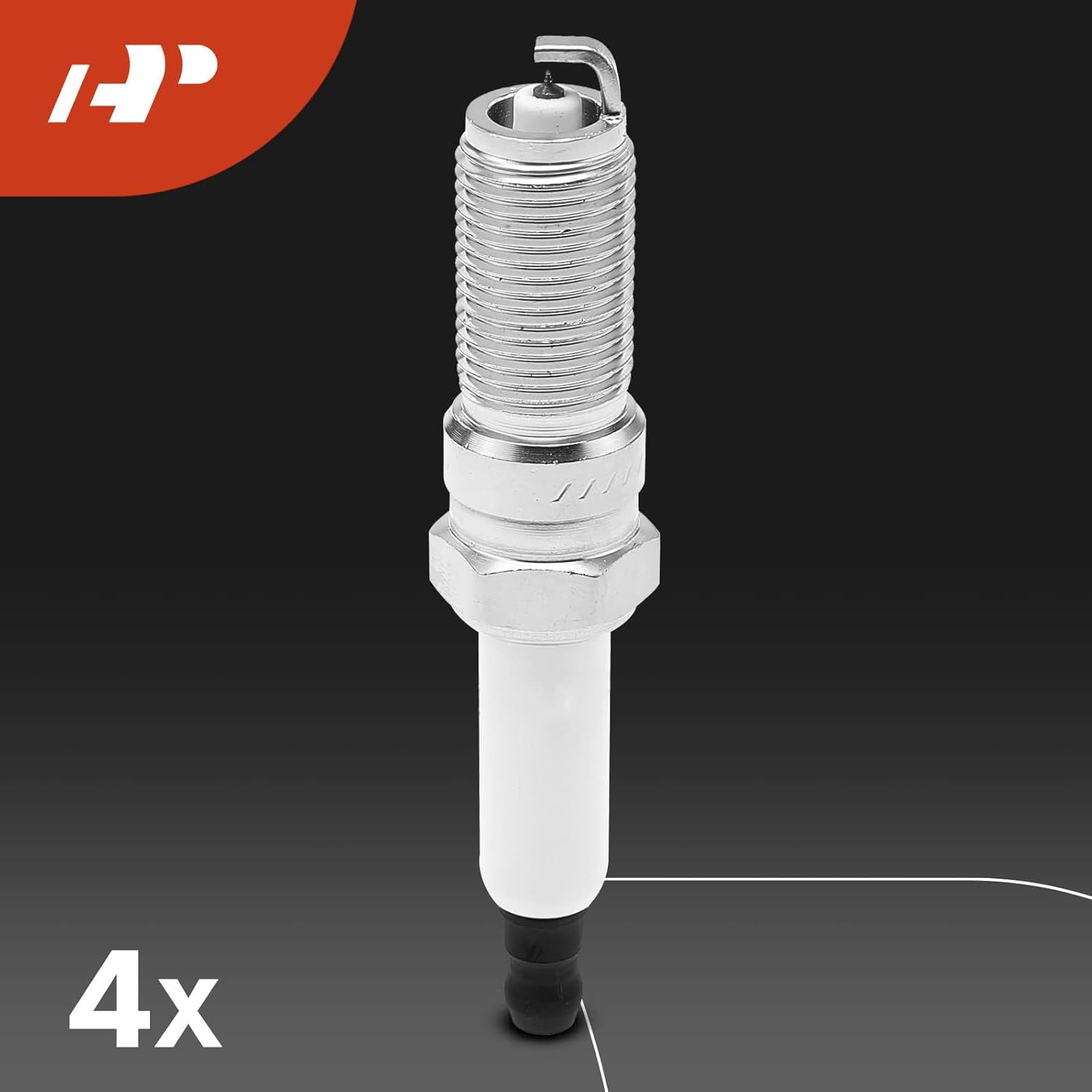 A-Premium Set of 4 Ignition Coil Pack and Iridium Spark Plugs Compatible with Chevrolet Equinox, Malibu, Traverse, Camaro & GMC Terrain & Buick Envision, Regal & Cadillac ATS, CT6, CTS