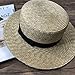 Produktbild Nologo Sonnenhüte Straw Sonnenhut for Frauen-Damen Sonnenhut Wide Brim Floppy Strohhut Mit Reizender Band-Bogen-Sommer-Strand-Outdoor-Hut Anti-UV-Schutz UPF 30 Hut (Size : Adjustment Range 56-60cm)