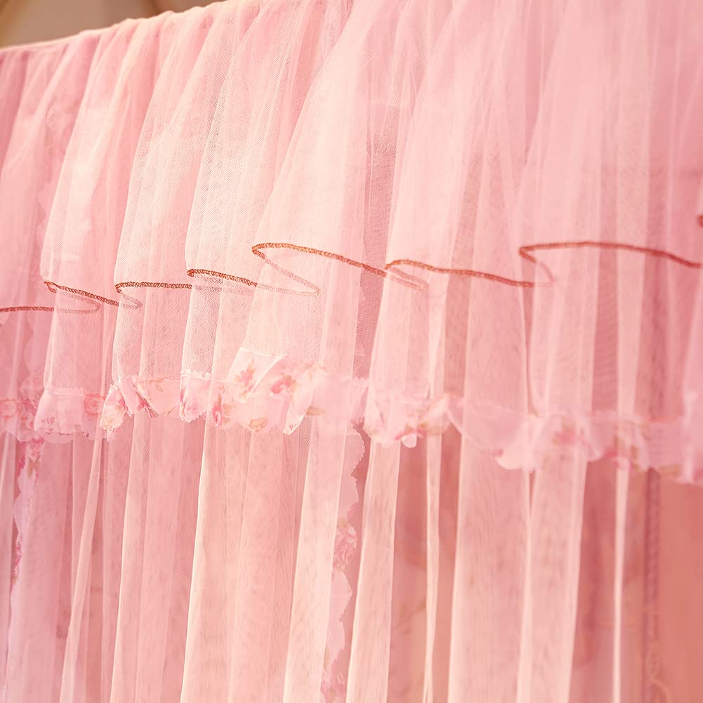 Rideaux de lit à Quatre,Rideaux de lit à baldaquin pour Adultes - Filet drapé, Rideau à baldaquin, Filet de lit pour Filles et Adultes, décoration de Chambre