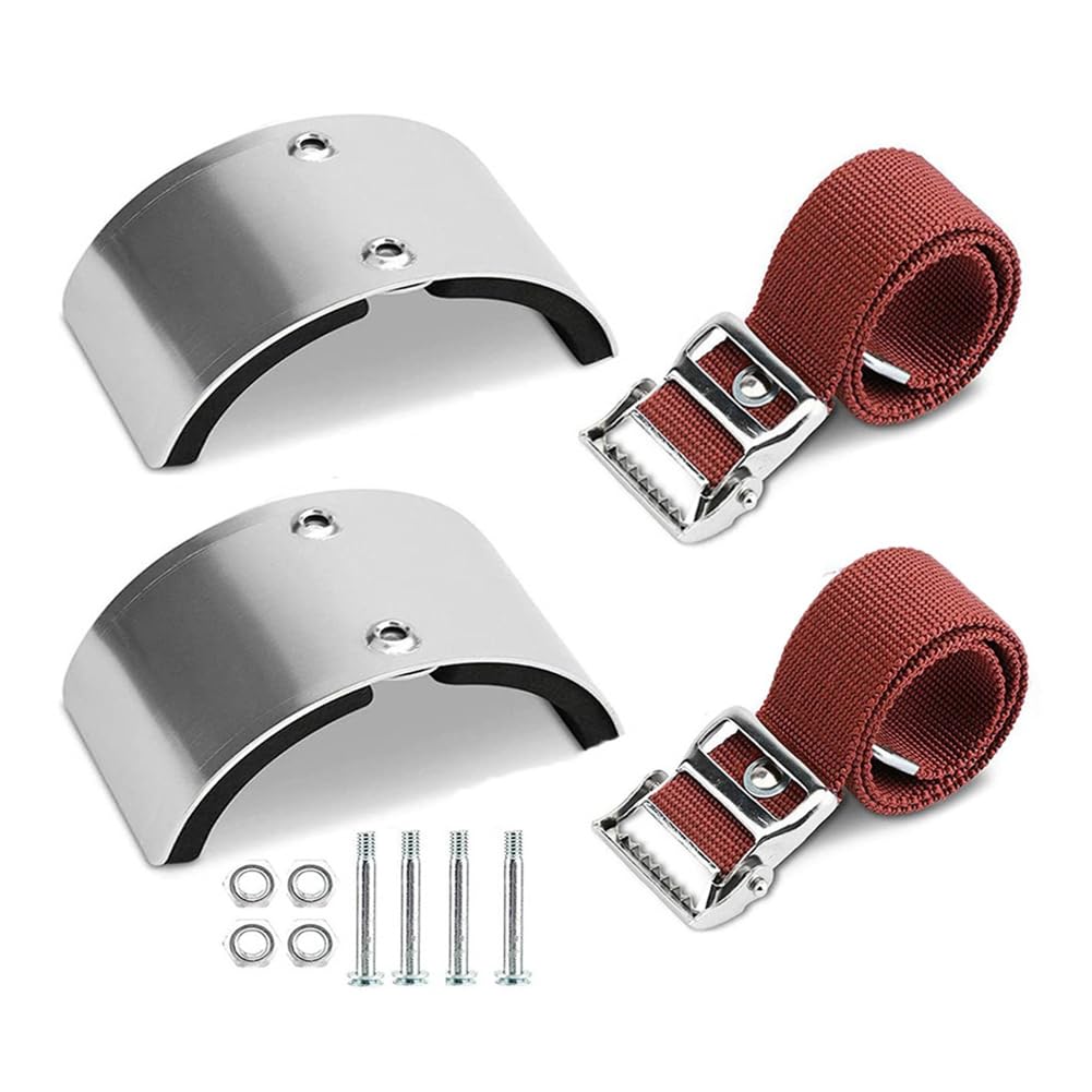 Osmond Stilts Comfort Straps Kit, Universal Drywall Stilt Straps and Foot Rest, Stilts Leg Band Replacement Accessories Easy Use Leg Band