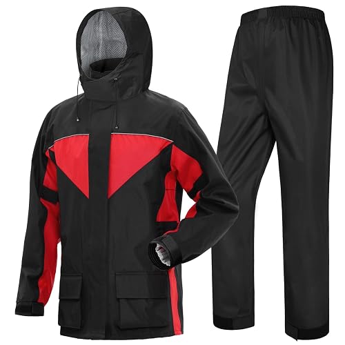 iCreek Motorcycle Rain Suit Reflective