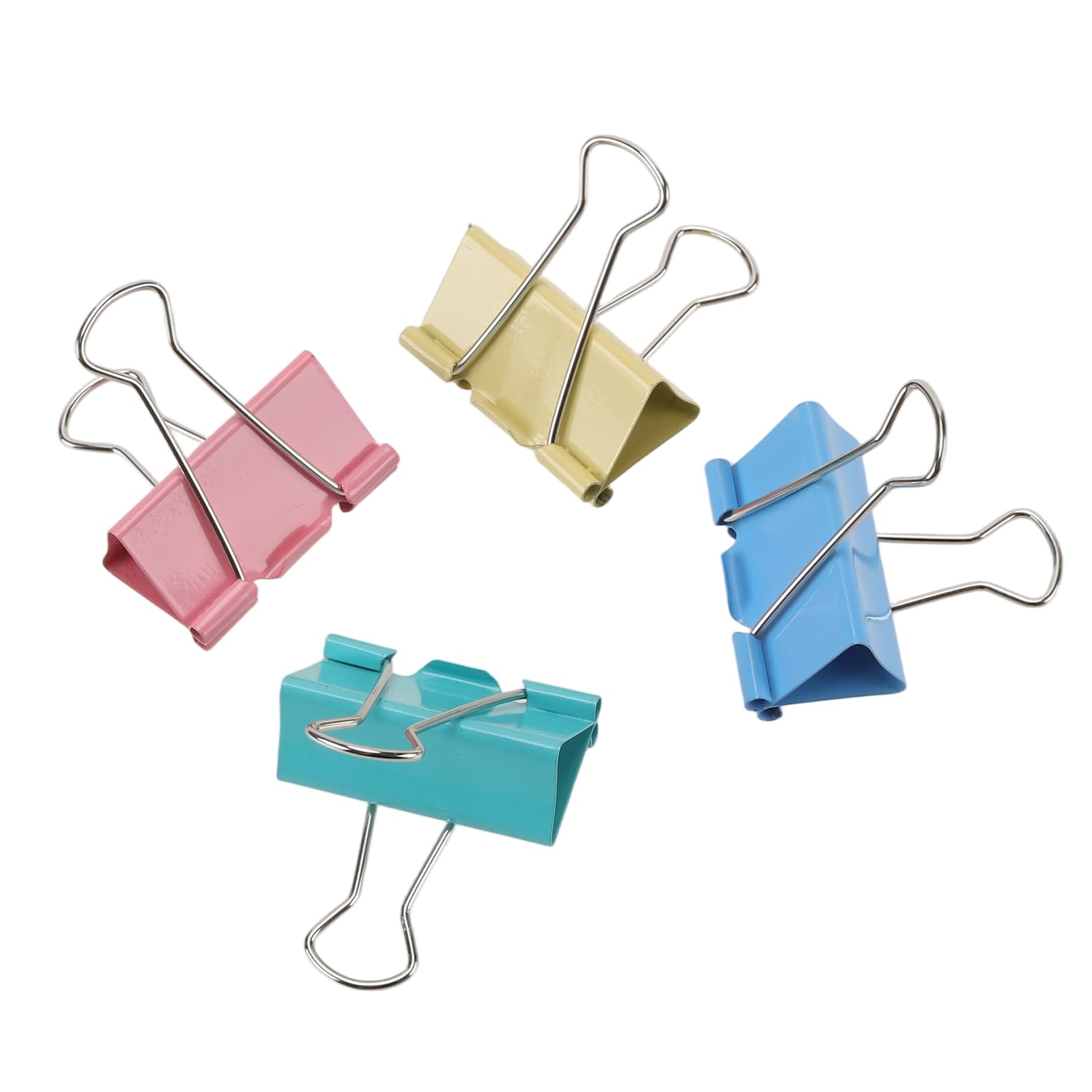 HOZEON Confezione da 120 clip per raccoglitori grandi, resistenti e colorate, per documenti da ufficio, documenti e organizzazione domestica