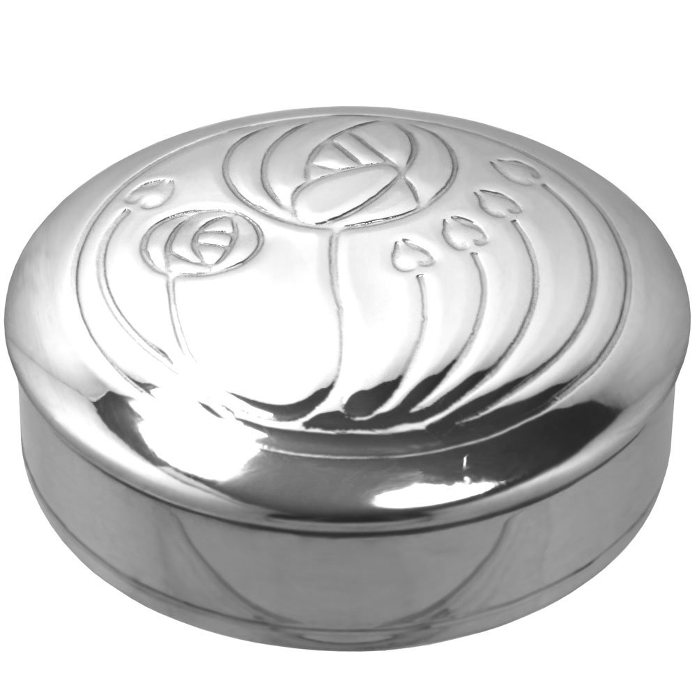 English Pewter Company Sheffield, England Women's Off-White English Pewter Company Charles Rennie Mackintosh 3.5" Pewter Trinket Box [Crm551]