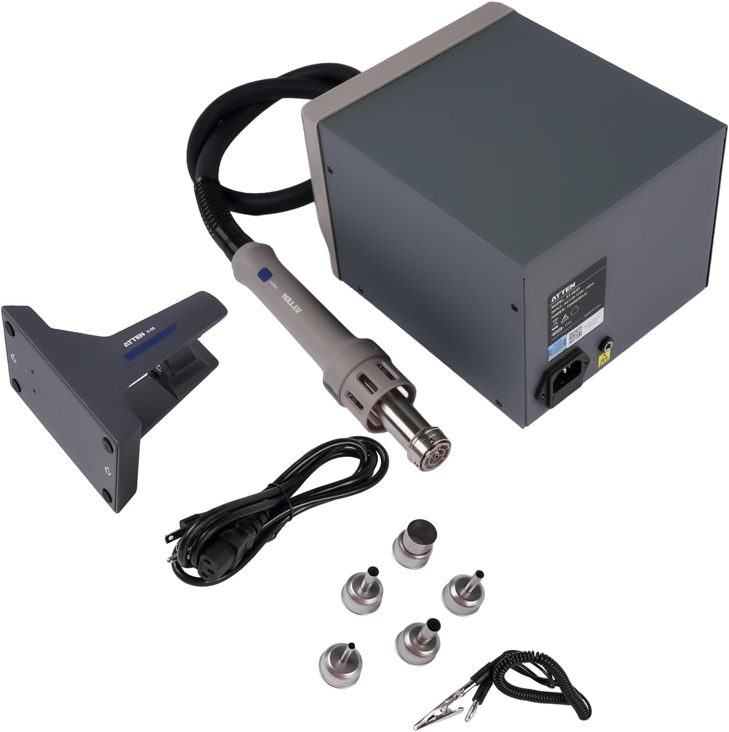 ST-862D Hot Air Gun Soldering Station, 1000W Digital Display Rework Station, Automatic Sleep, Adjustable Temperature, ST862D